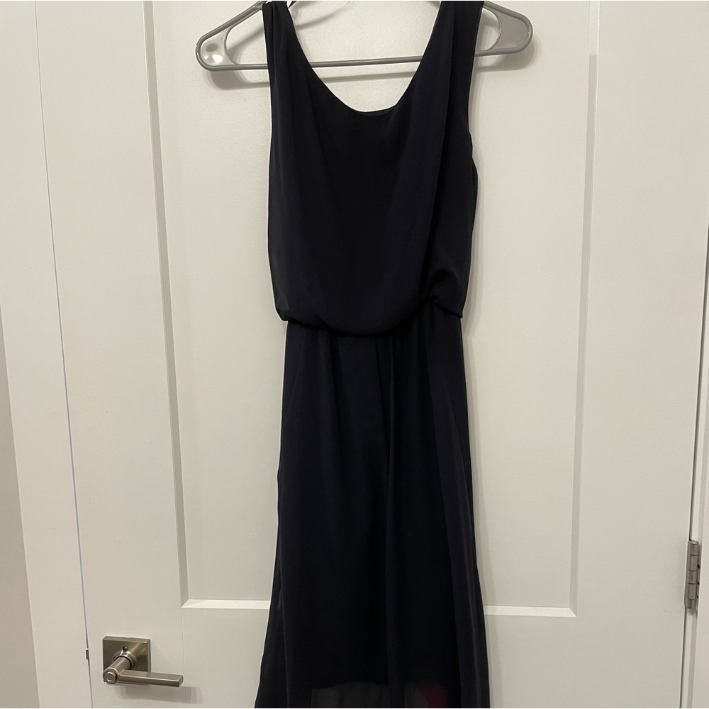 Shift style dress with a cinched waist